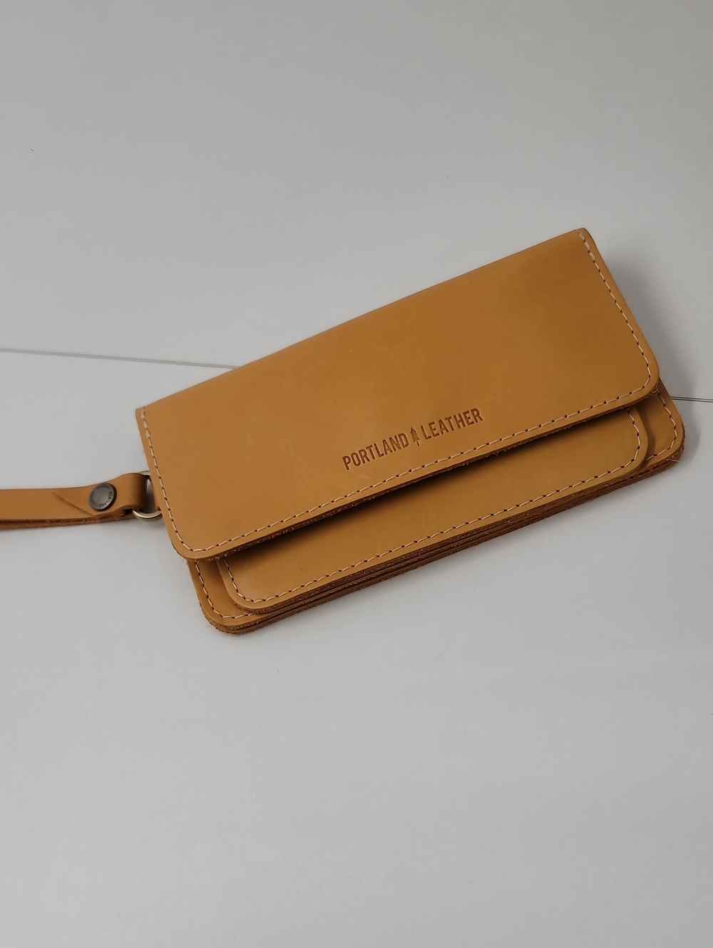 Portland Leather Lily Wristlet